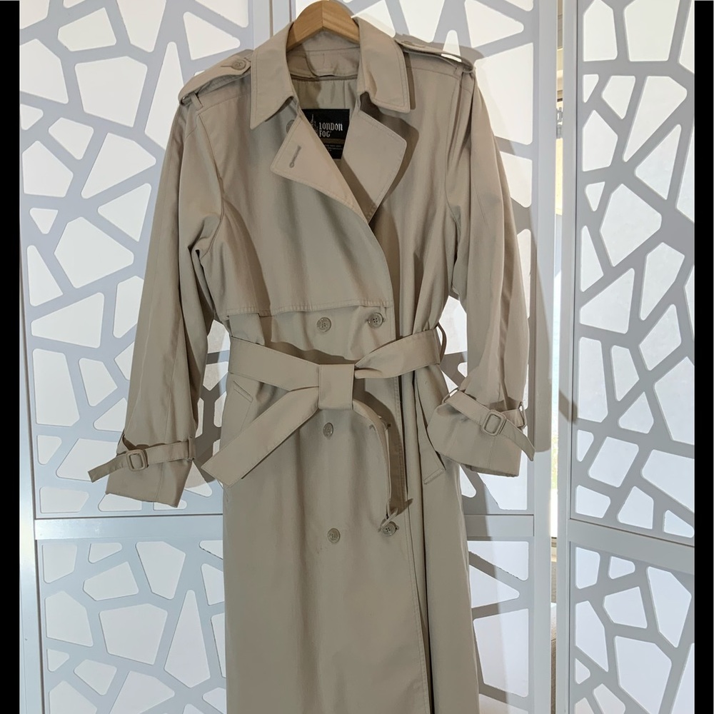 Ladies London Fog Trench with Thinsulate Lining